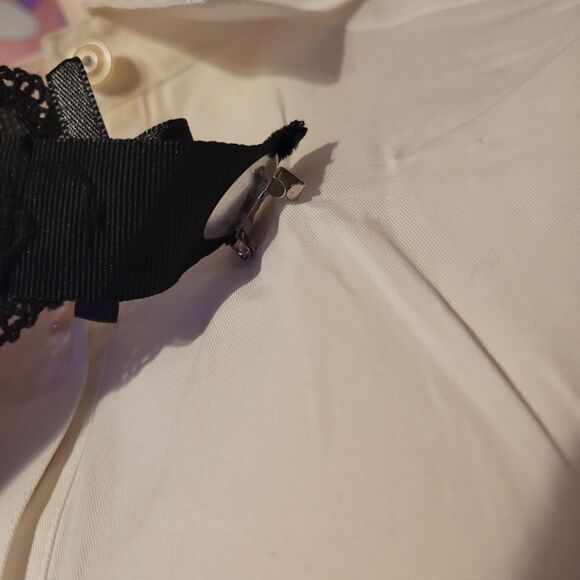 As Is Defect Golds Infinity Size Small Crop Top Blouse Japan Harajuku Gyaru Y2K - Picture 9 of 16